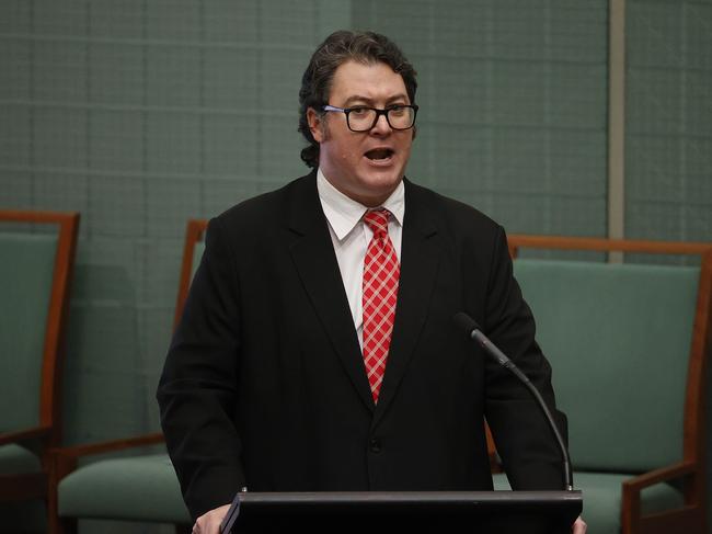 Dawson MP George Christensen has vowed to fight the Liberal party’s net zero emissions target which he says will destroy the coal industry and with it more than 653,000 jobs. Picture: NCA NewsWire / Gary Ramage