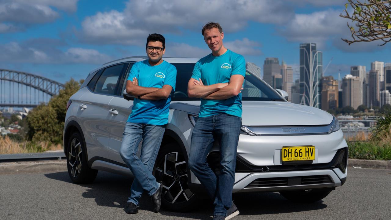 Drive Mate founders Gaurav Singhal and Dirk-Jan ter Horst. Picture: Supplied