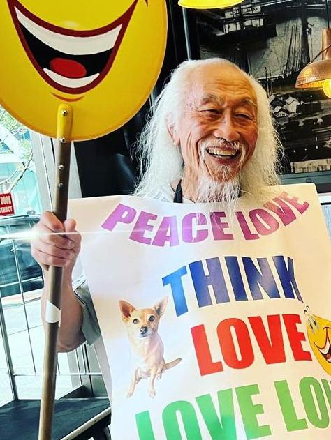 Popular peaceful street activist Danny Lim. Picture: Instagram