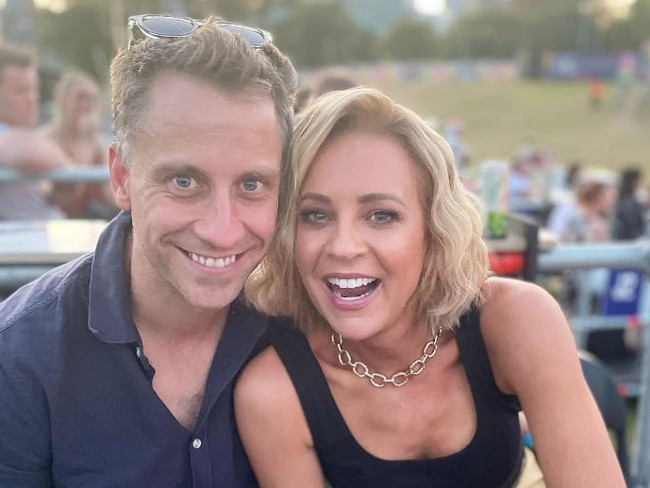 Carrie Bickmore and husband Chris Walker have announced they are to divorce. Picture: Instagram