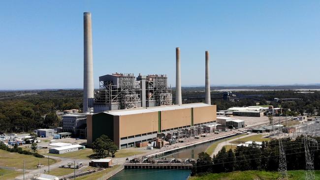 The Vales Point Power Station at Lake Macquarie. Picture: Toby Zerna