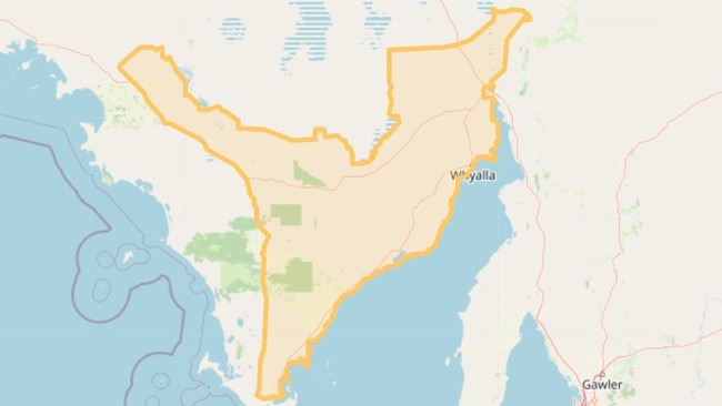 Map showing the extent of Barngarla land. Picture: National Native Title Tribunal