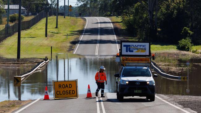 While the rain has eased, risk of flooding across Sydney is still high as rivers continue to flow. Picture: NCA NewsWire / David Swift