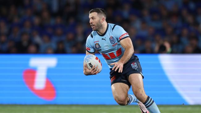 James Tedesco had a solid game against the Maroons. (Photo by Matt King/Getty Images)