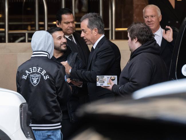 He signed autographs for fans. Picture: Tony Gough