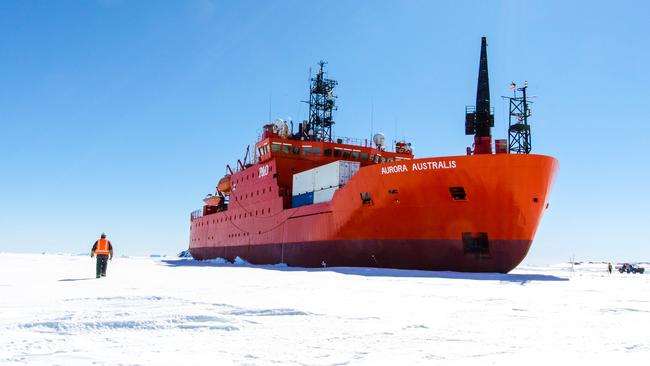 Icebreaker Aurora Australis.