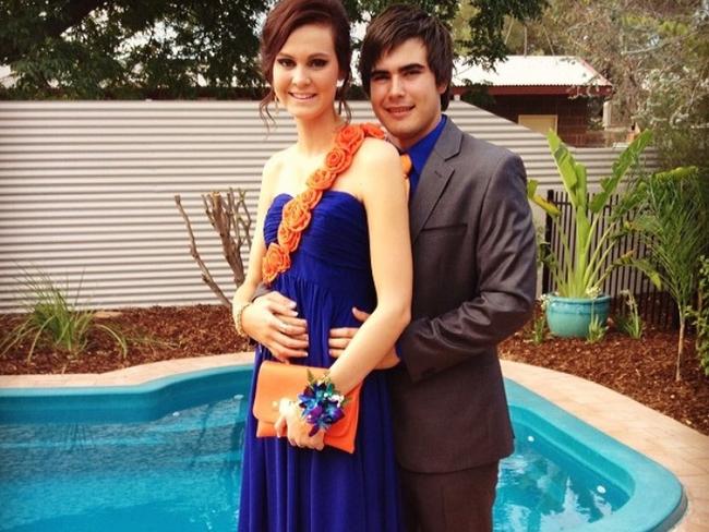 Jordi Little and Nicole Ryan, a picture of young love. Picture: Supplied