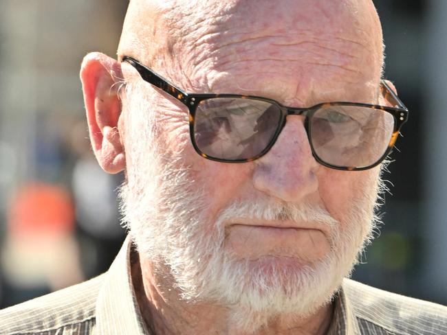 ADELAIDE, AUSTRALIA - NewsWire Photos AUGUST 14, 2024: Roy Alexander Skinner , 80yo man charged with death by dangerous driving at Victor Harbor, leaves the Adelaide Magistrates Courtrt. Picture: NewsWire / Brenton Edwards