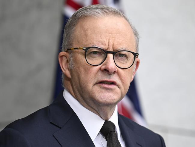 A spokesperson for Prime Minister Anthony Albanese said the federal government ‘remain in discussion with the United States Administration’. Picture: NCA NewsWire/Martin Ollman