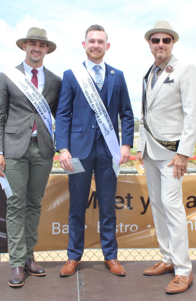 Gordon Low (right) was awarded Best Suited, with Armand Smit (left) 1st runner-up and Will Mizzi (centre) 2nd runner-up.