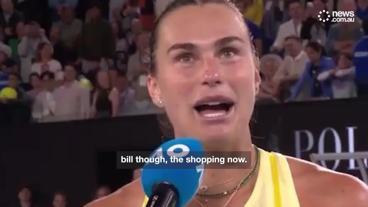 Aryna Sabalenka drops an S-bomb in hilarious chat