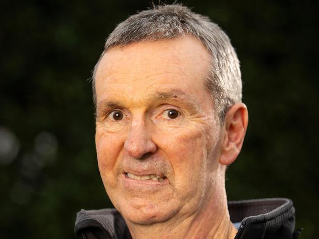 Neale Daniher and Hamish McLachlan exchanged emails for weeks to give Neale back his ‘voice’. Picture: Mark Stewart