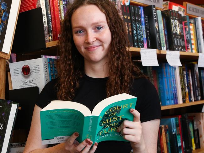 SYDNEY, AUSTRALIA : NewsWire Photos - JANUARY 23 2025; Abbey Lawrey organises the fantasy book club at Berkelouw books in Balgowlah in Sydney. Picture: NewsWire/ Gaye Gerard