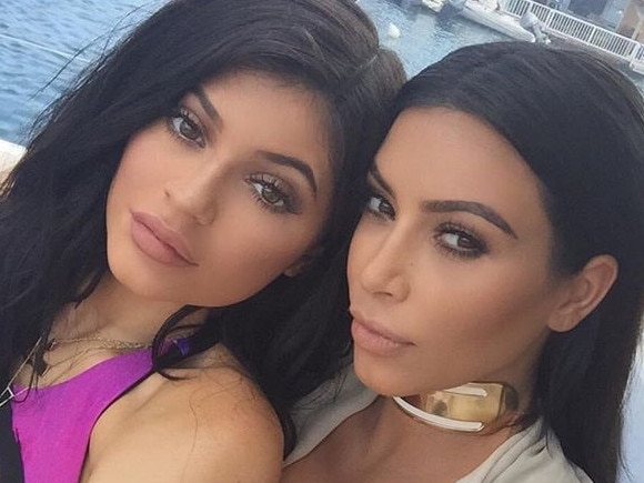 Kim Kardashian with Kylie Jenner ... "Ky x Kiki" Picture: Instagram