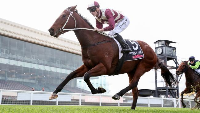 Ashford Street will attempt to post a shock win in Saturday’s Listed Carlyon Stakes at The Valley. Picture: Racing Photos via Getty Images.