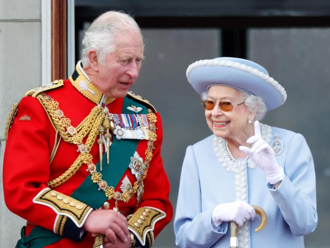 King Charles will walk behind his mother’s coffin on Monday. Picture: Getty Images.