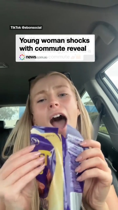 Young woman shocks with commute reveal