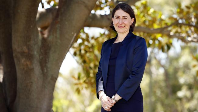 Premier Gladys Berejiklian is looking forward to a rebirth of Sydney’s CBD. Picture: Sam Ruttyn