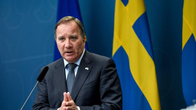 Sweden's Prime Minister Stefan Lofven last week. Picture: AFP