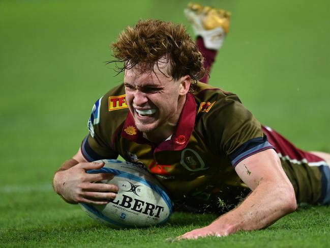 Tim Ryan kept his place in the Reds’ lineup to face the Crusaders after his hat trick on debut. Picture: Getty Images