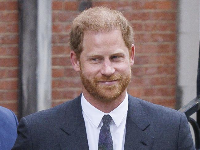 Prince Harry leaving the Royal Courts of Justice last month. Picture: Belinda Jiao/Getty Images