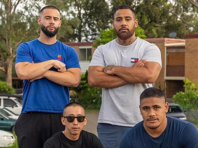 Members of Western Sydney hip hop group, 046. Picture: Facebook