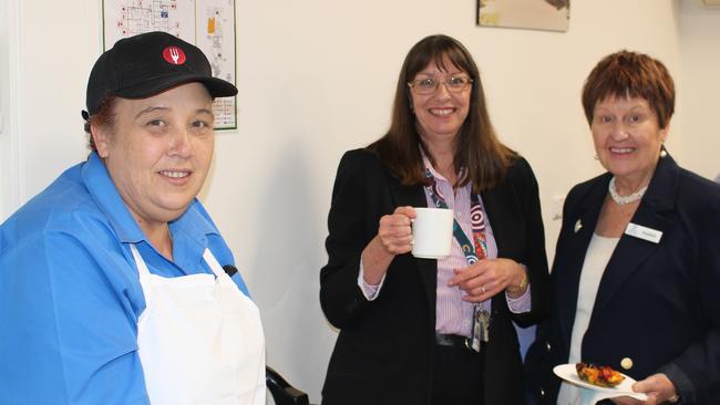 Donna Plummer (services staff), Trudi Morrissey (Director Of Nursing and Midwifery) and Elizabeth Haebich (Presiding Member of the Barossa HAC). Picture: Supplied.