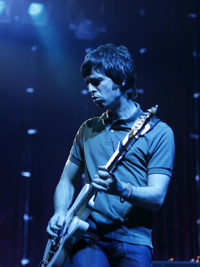 Noel Gallagher of Oasis performing at Festival Hall.