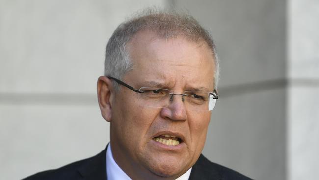 Prime Minister Scott Morrison says those who need it will retain the JobKeeper payments. Picture: AAP Image/Lukas Coch