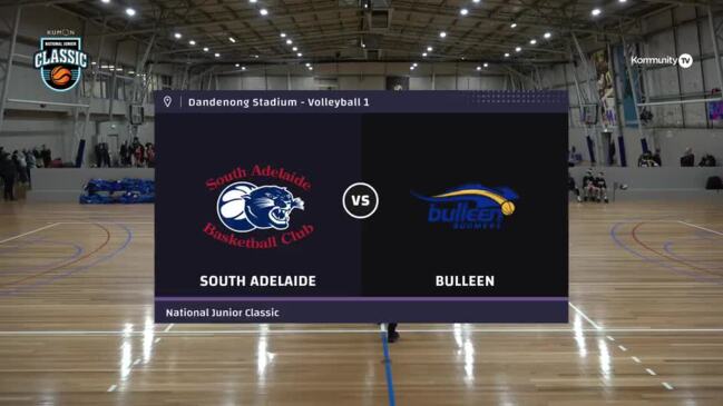 Replay: National Junior Classic – South Adelaide v Bulleen (U12B)