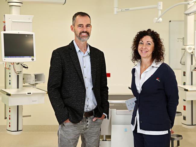 Emergency department doctor Andy Ratchford and nurse Jo Watts are among the people already hired. They will oversee the department of Northern Beaches Hospital. Picture: Adam Yip