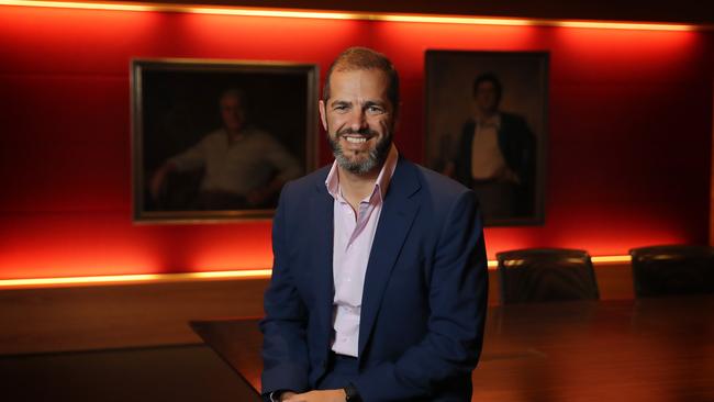 Daniel Grollo from Grocon at the company's headquarters in Melbourne.