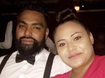 Ianeta Isaako , right, was found unconscious at her Emerton home on Monday night and has become the state's youngest female Covid victim. pictured with her  husband Sako .https://www.facebook.com/photo/?fbid=3311363602237901&set=ecnf.100000928813844