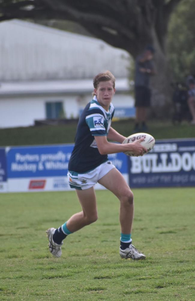 Jaxon Purdue in the Mercy College v St Brendan's Cowboys Challenge grand final in Mackay, September 1, 2021. Picture: Matthew Forrest