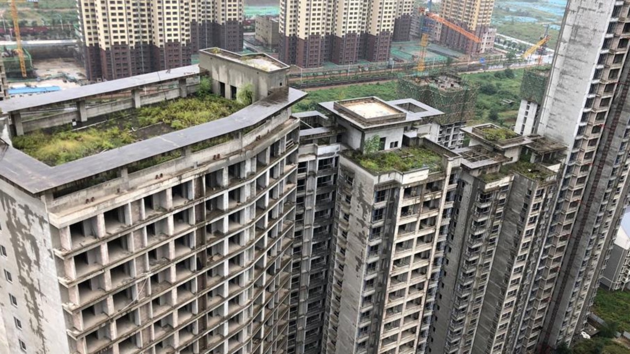 An apartment and shopping complex in Xi’an. Picture: Zhou Wei/The Wall Street Journal