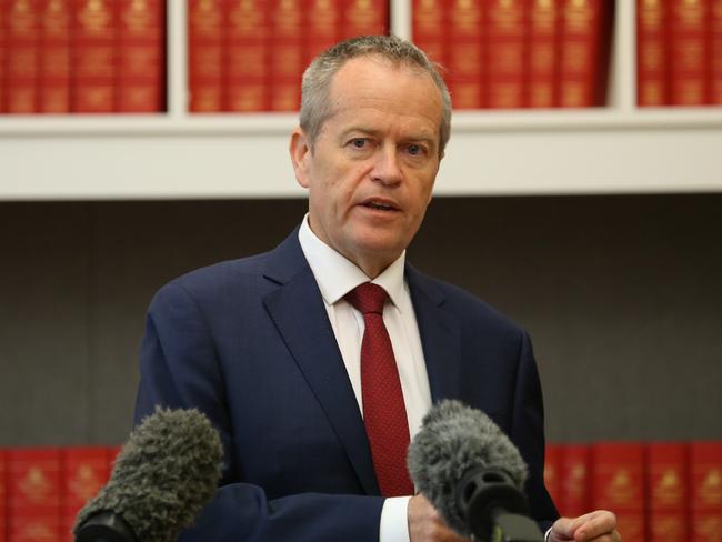 Bill Shorten has been accused of being ‘utterly devious’ on the citizenship issue. Picture: Gary Ramage