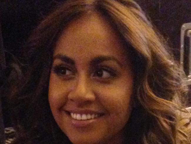 Jess Mauboy at the Eurovision Song Contest .. before going on stage