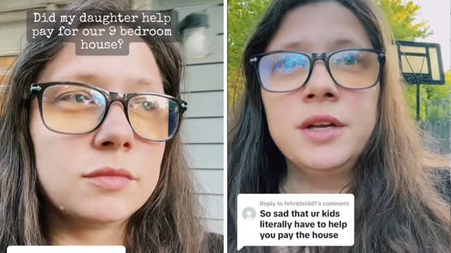 The American mum explained why her daughter offered to help buy their family home. Source: TikTok/@thismadmama