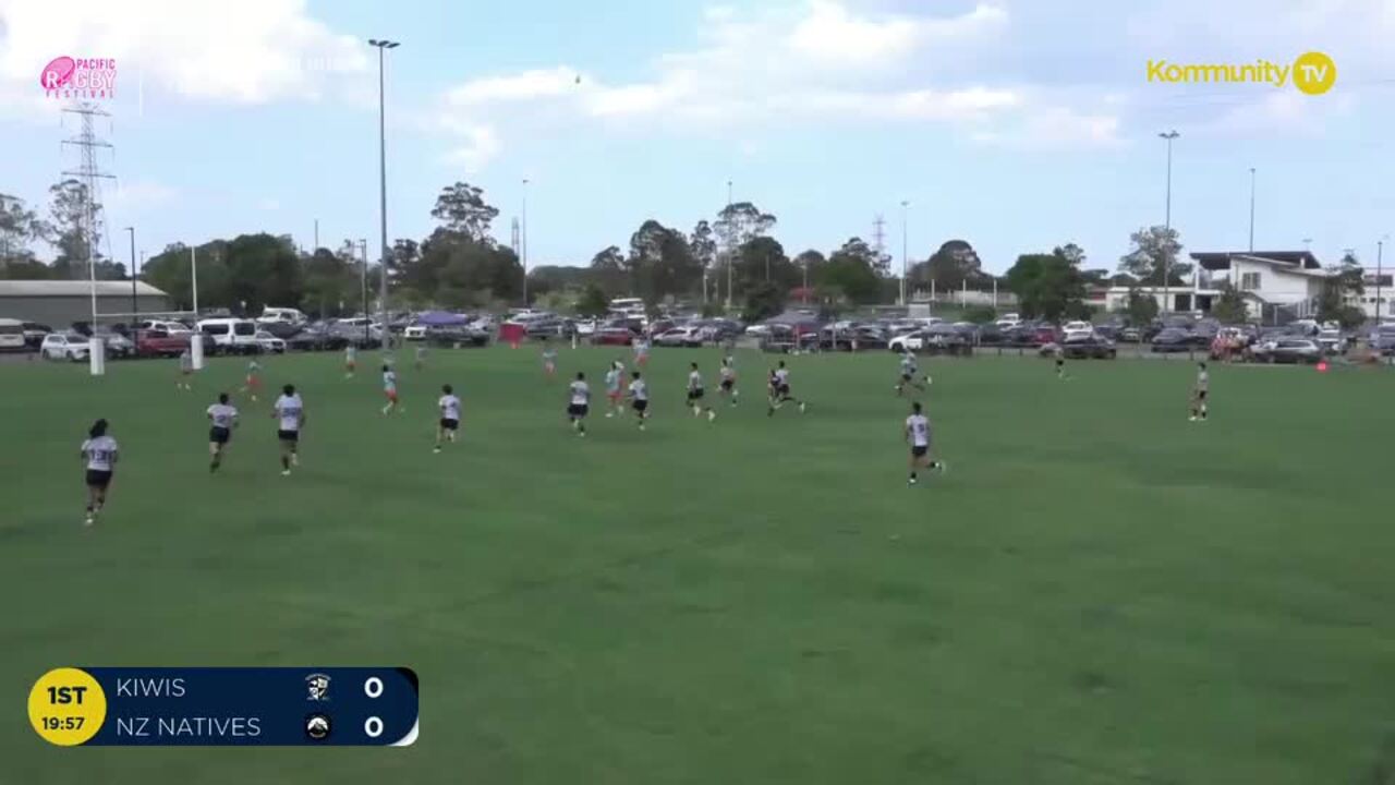 Replay: Queensland Kiwi v New Zealand (U18 boys) - 2024 Pacific Youth Rugby Festival Day 2