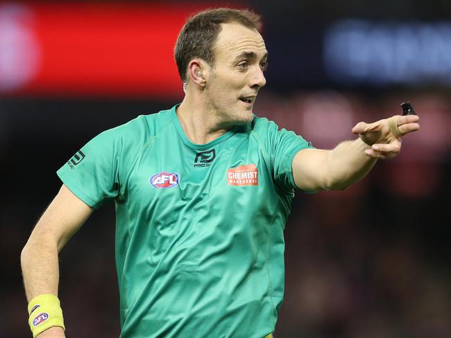 Former AFL umpire Troy Pannell in 2018. Picture: Michael Klein