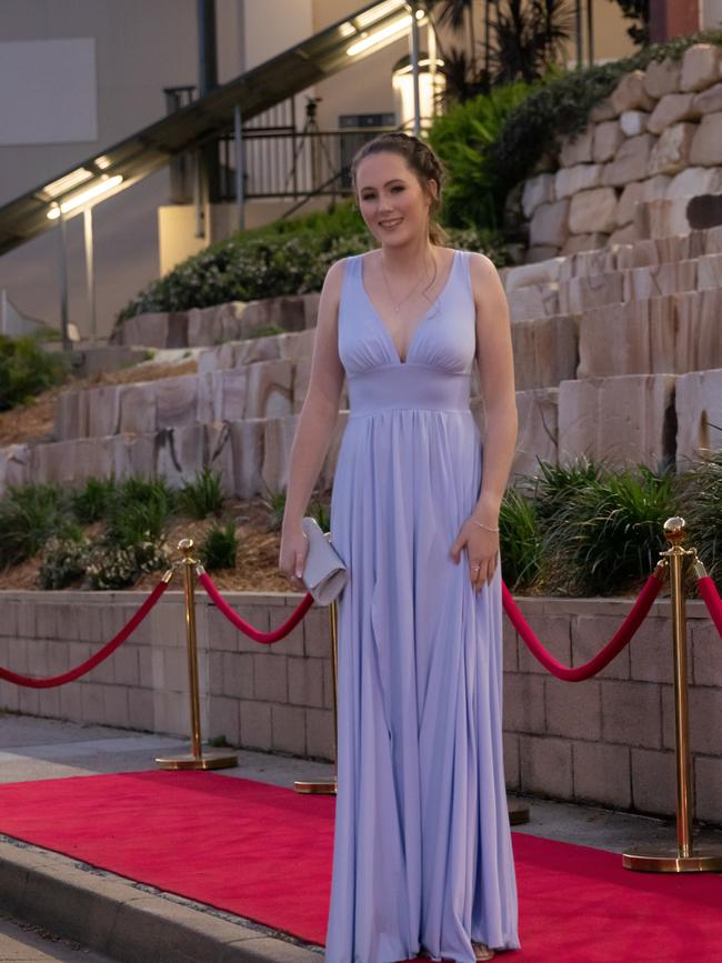 Cassandra Prior. Hillcrest Christian College 2020 school formal. Photo: Supplied
