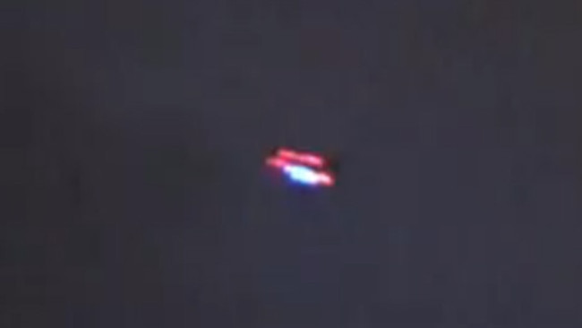 A picture of an alleged UFO sighting on the Gold Coast recently.