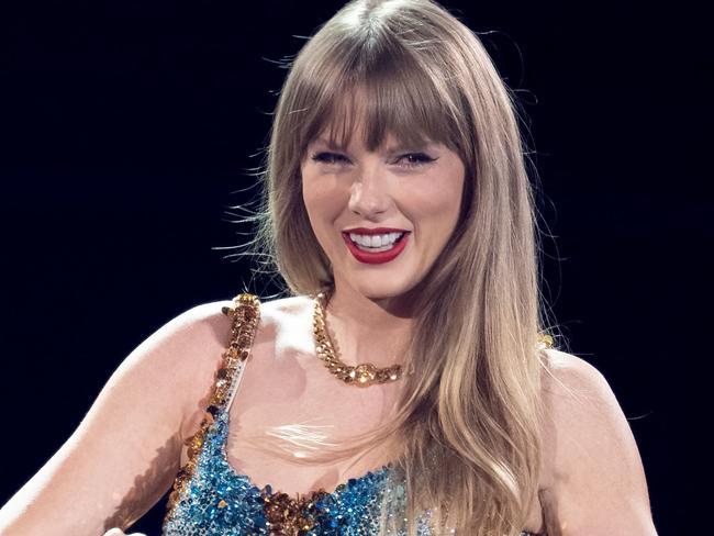 (FILES) US singer-songwriter Taylor Swift performs onstage on the first night of her "Eras Tour" at AT&T Stadium in Arlington, Texas, on March 31, 2023. US pop star Taylor Swift named Time magazine person of the year (Photo by SUZANNE CORDEIRO / AFP)