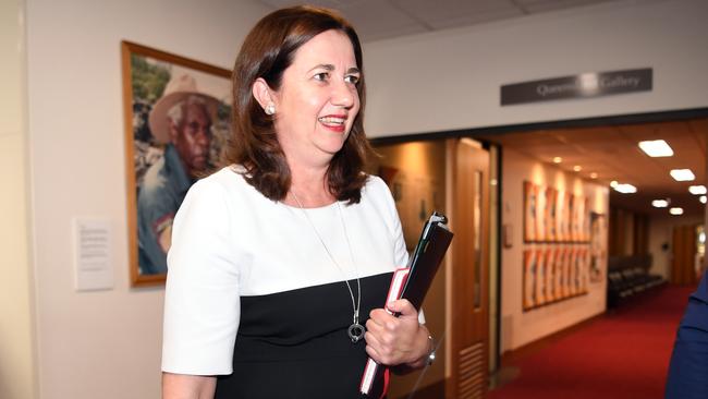 Queensland Premier Annastacia Palaszczuk has sunk in the ratings. Picture: AAP Image/Dan Peled