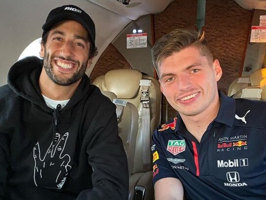 Daniel Ricciardo and Max Verstappen.