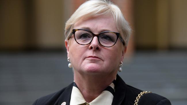 Senator Linda Reynolds has mortgaged her home to pay for legal fees to sue Brittany Higgins and her husband David Sharaz over a series of social media posts she says defamed her. Picture: NewsWire / Sharon Smith