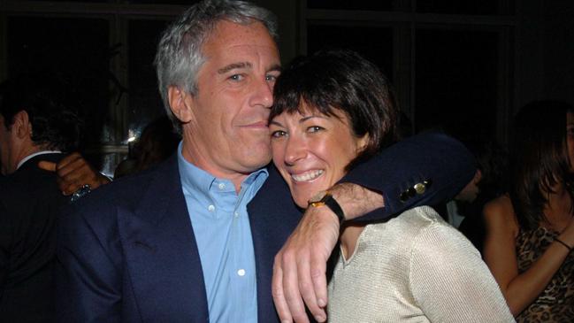 Jeffrey Epstein and Ghislaine Maxwell together in 2005. Picture: Getty Images