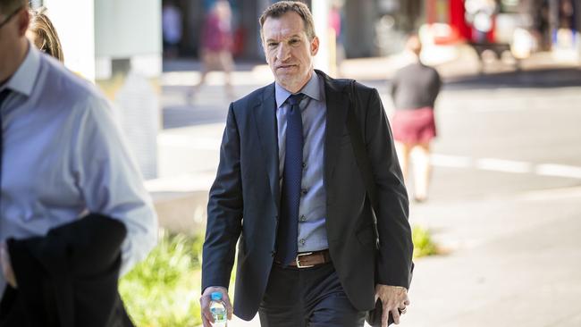 Anglo American CEO Tyler Mitchelson arrives at the Brisbane Magistrates Court last year. Picture: Glenn Hunt