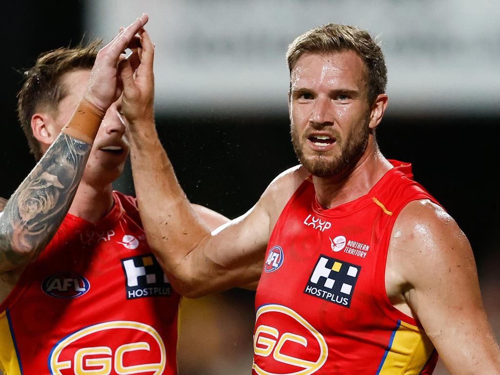 The Suns were far too good in Darwin for the Cats. (Photo by Michael Willson/AFL Photos via Getty Images)