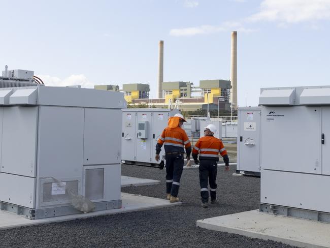 Origin Energy’s Eraring coal station in NSW Hunter Valley. Eraring power station viewed from battery project site. Picture: Supplied / Origin Energy